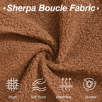 87" Boucle Couch with Solid Wood Legs,Camel