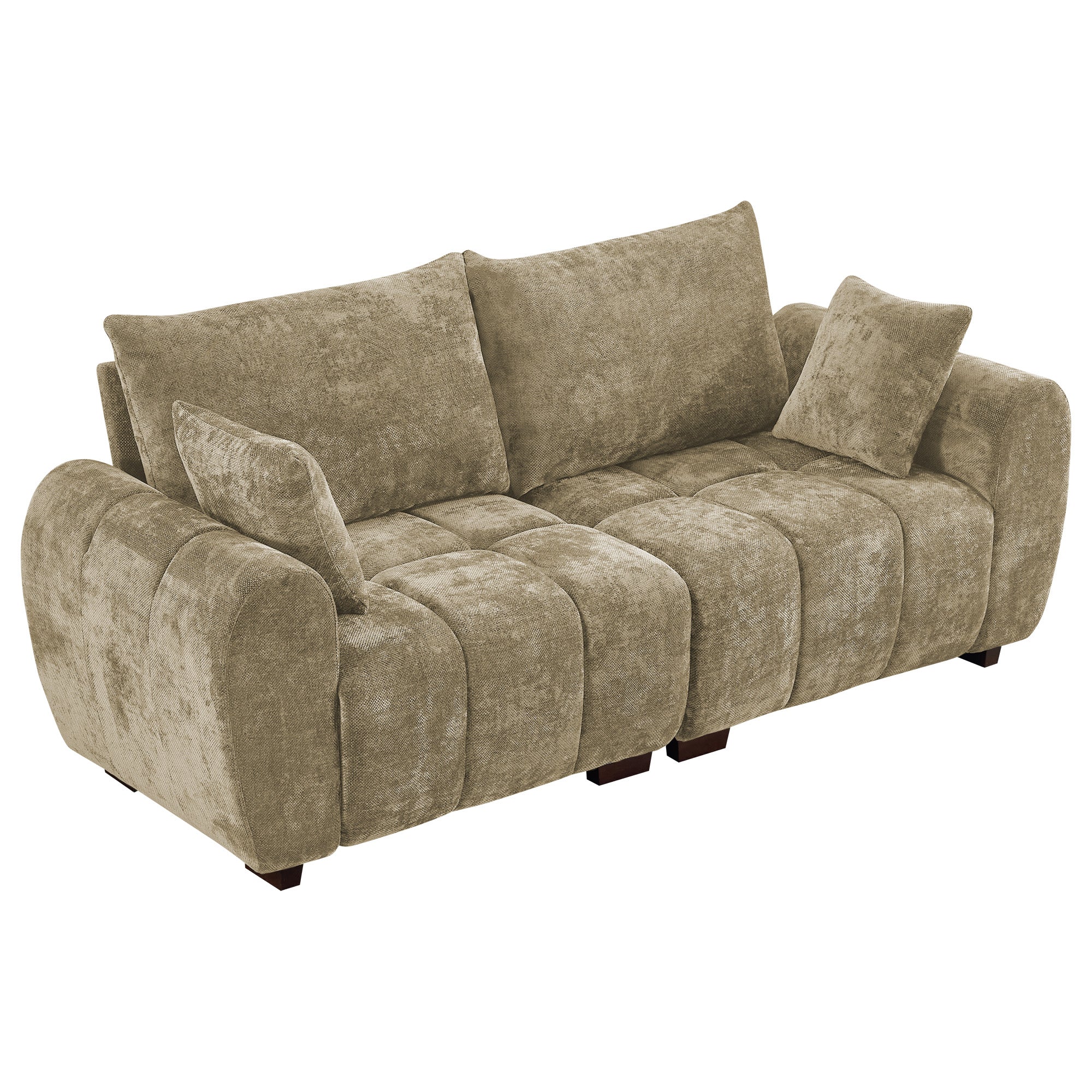 Mid Century Modern Lovesesat，Brown