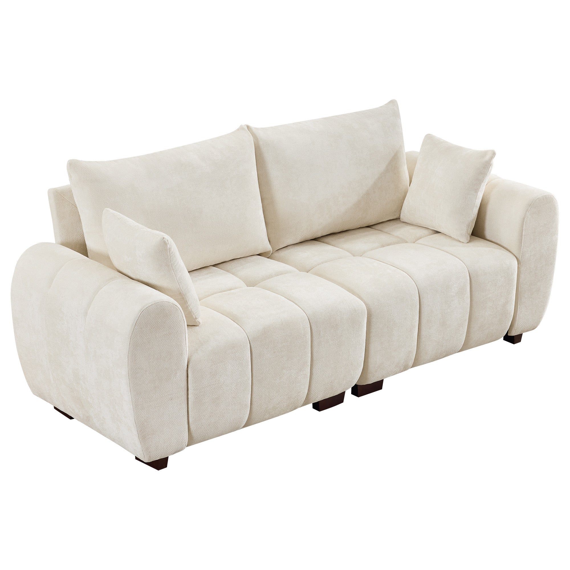 Mid Century Modern Lovesesat，Beige