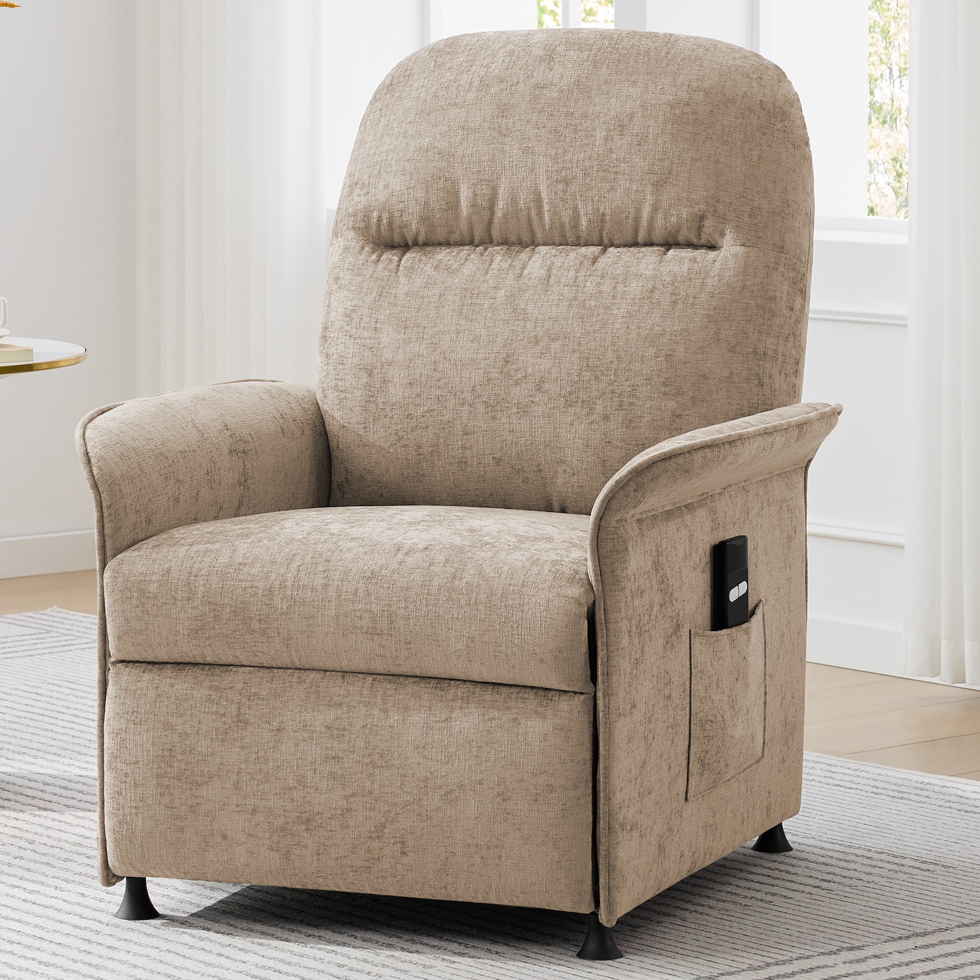 Multifunctional Accent Chair-Taupe