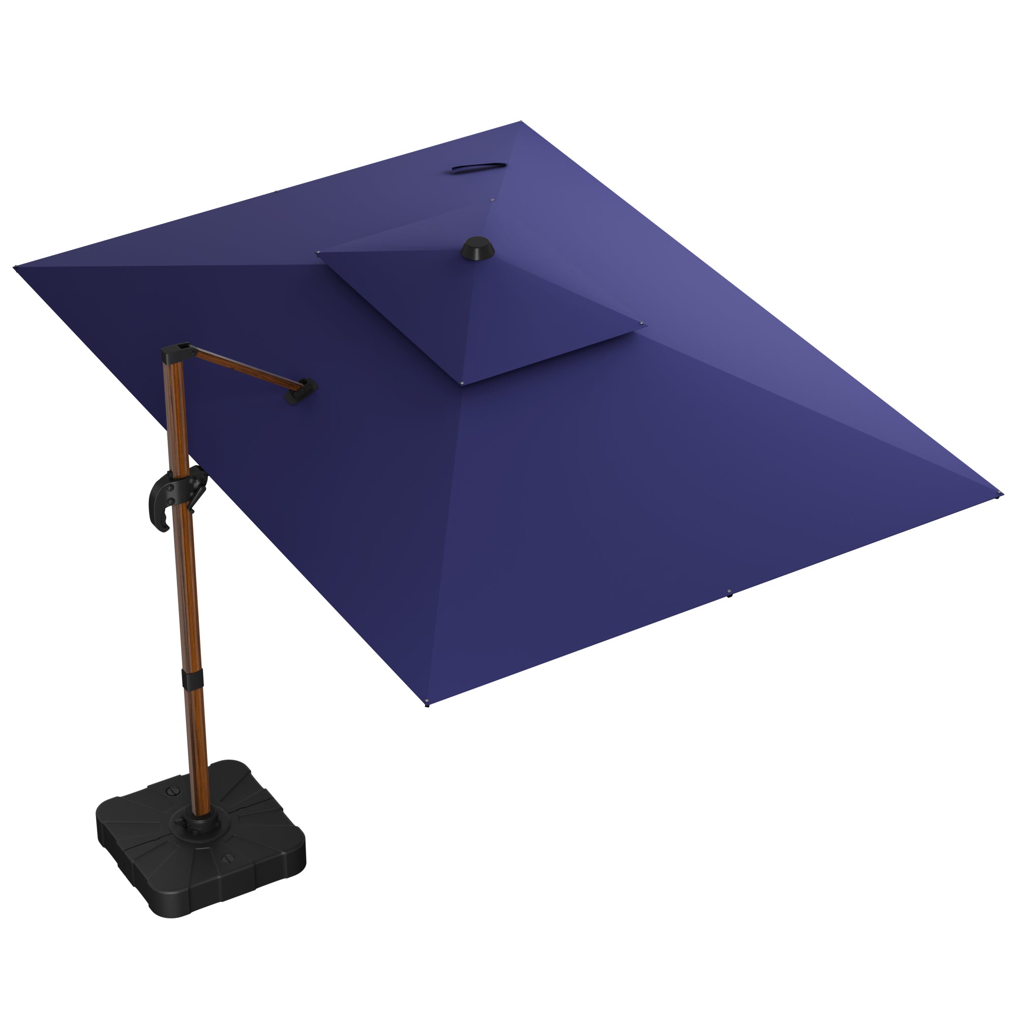 10x13FT Patio Umbrellas, Double Top ,Navy
