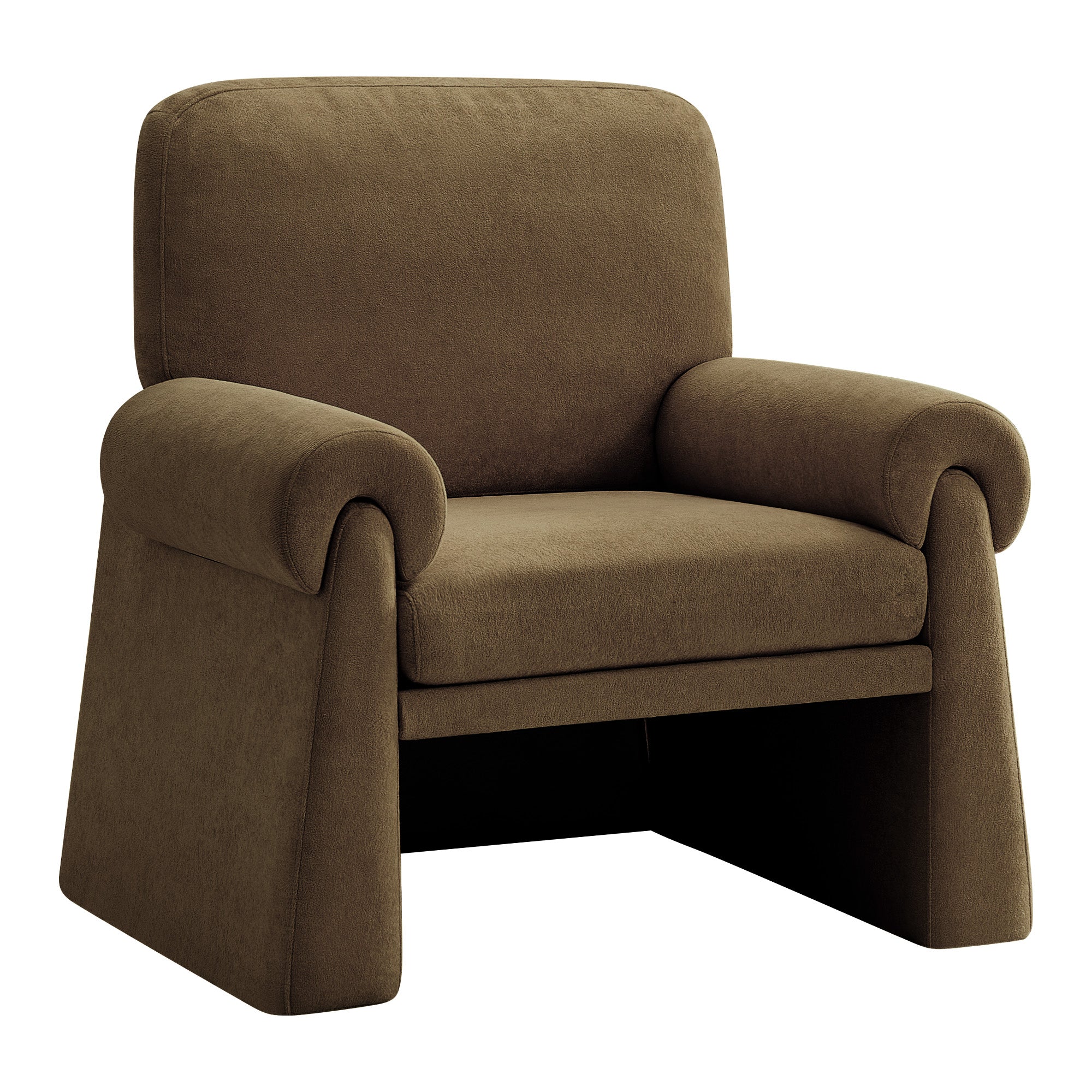 Oversized Accent Chair，Brown