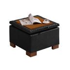 Square Storage Ottoman, 24 Inch