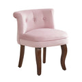 Velvet Vanity Chair，Pink