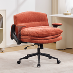 Criss Cross Chair with Flip-up Arms, Orange