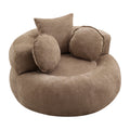 Oversized Chair Floor Sofa，Brown