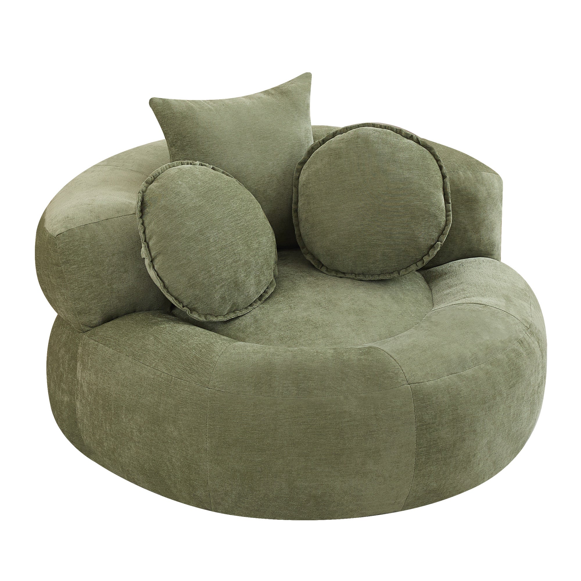 Oversized Chair Floor Sofa，Green