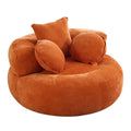 Oversized Chair Floor Sofa，Orange