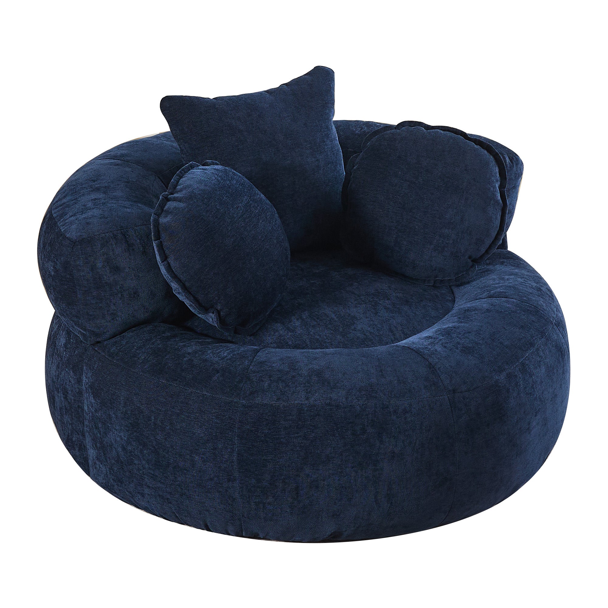 Oversized Chair Floor Sofa，Navy