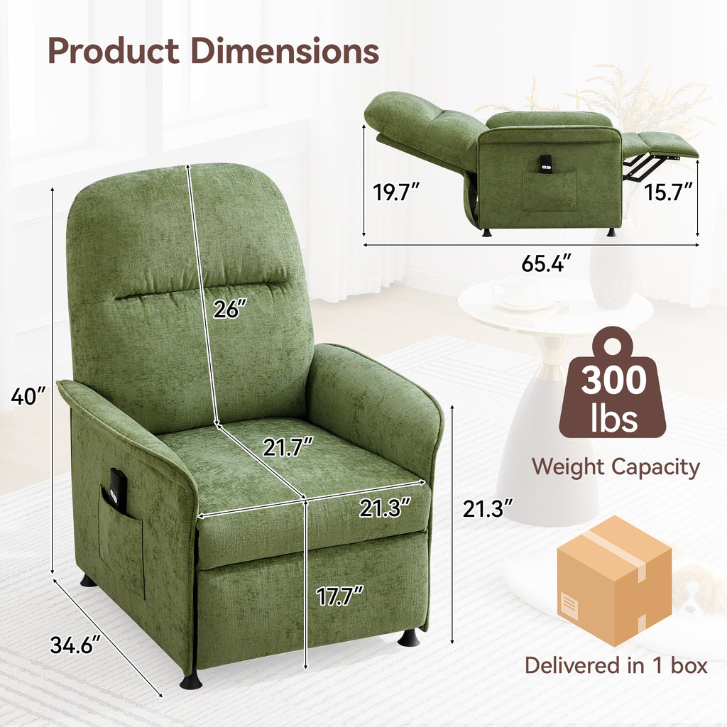 Multifunctional Accent Chair-Green