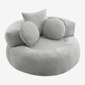 Oversized Chair Floor Sofa，Gray