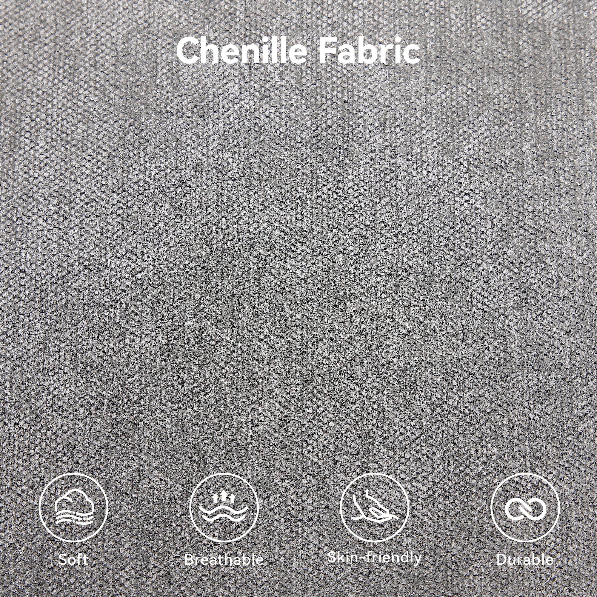 45 Inch Large Storage Ottoman Bench，Light Gray