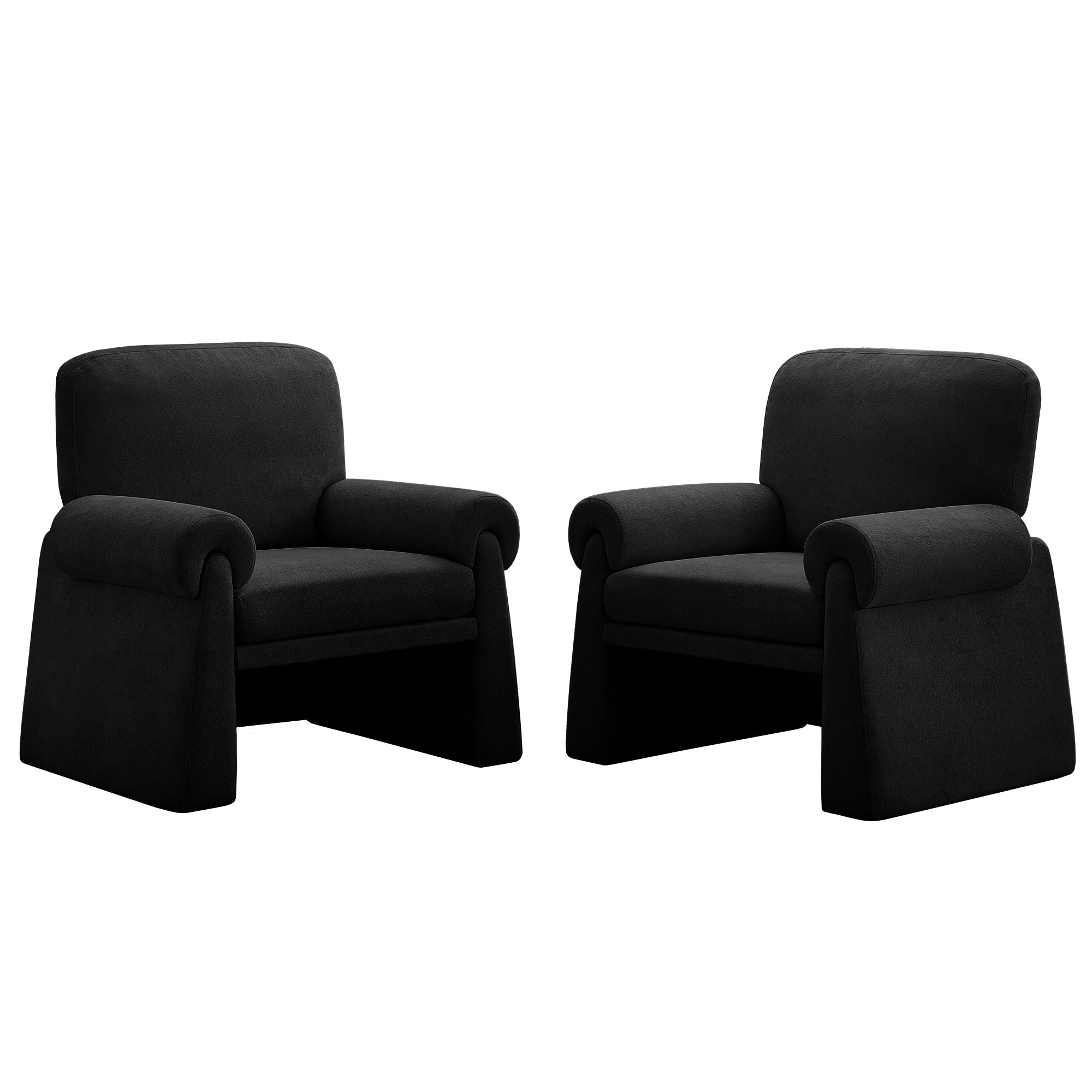 Oversized Accent Chair，Black