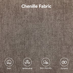 45 Inch Large Storage Ottoman Bench，Brown