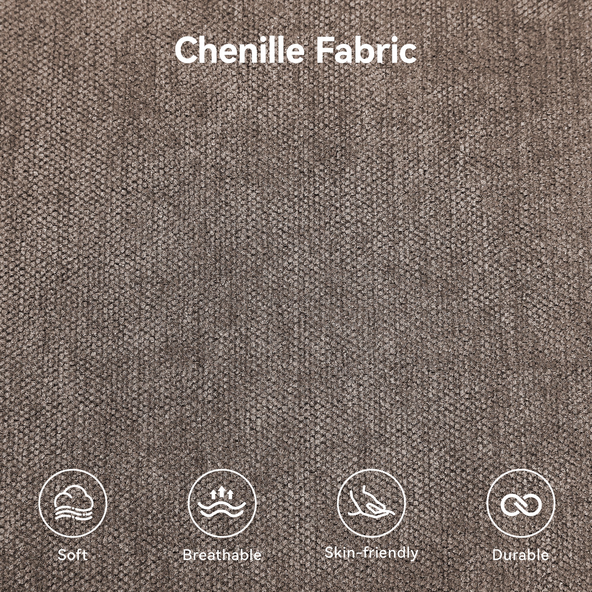 45 Inch Large Storage Ottoman Bench，Brown