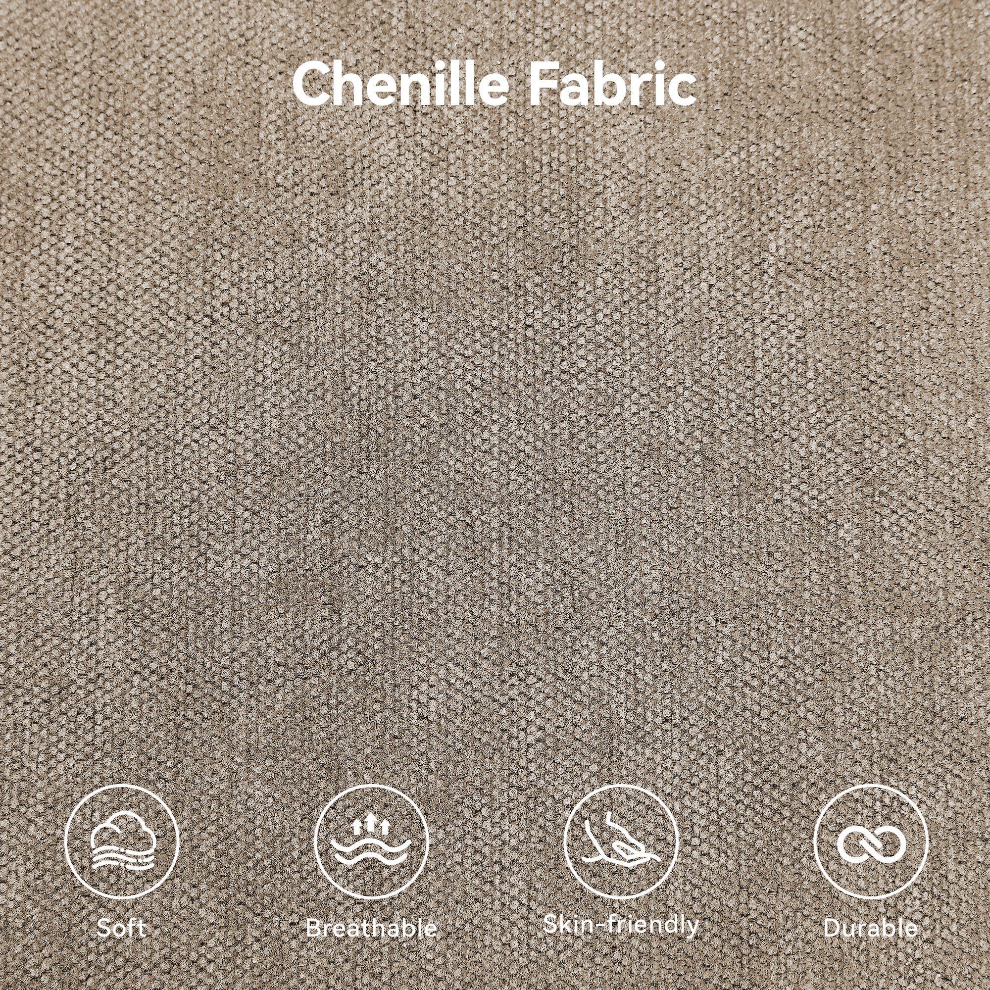 45 Inch Large Storage Ottoman Bench，Khaki