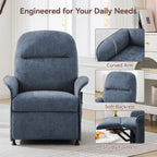 Multifunctional Accent Chair-Blue