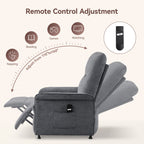 Multifunctional Accent Chair-Gray