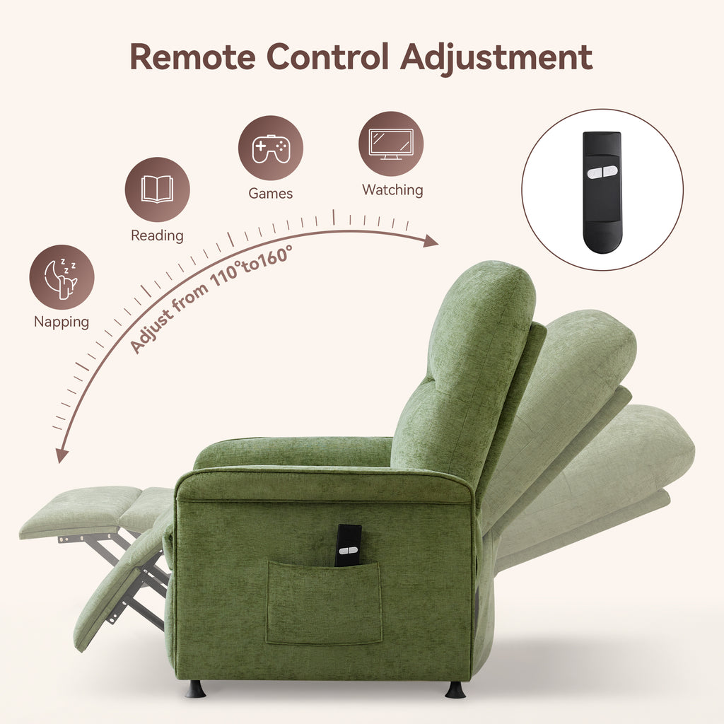 Multifunctional Accent Chair-Green