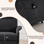 Multifunctional Accent Chair-Black