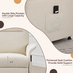 Multifunctional Accent Chair-Beige