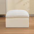 Cloud Ottoman for Modular Sofa，Beige