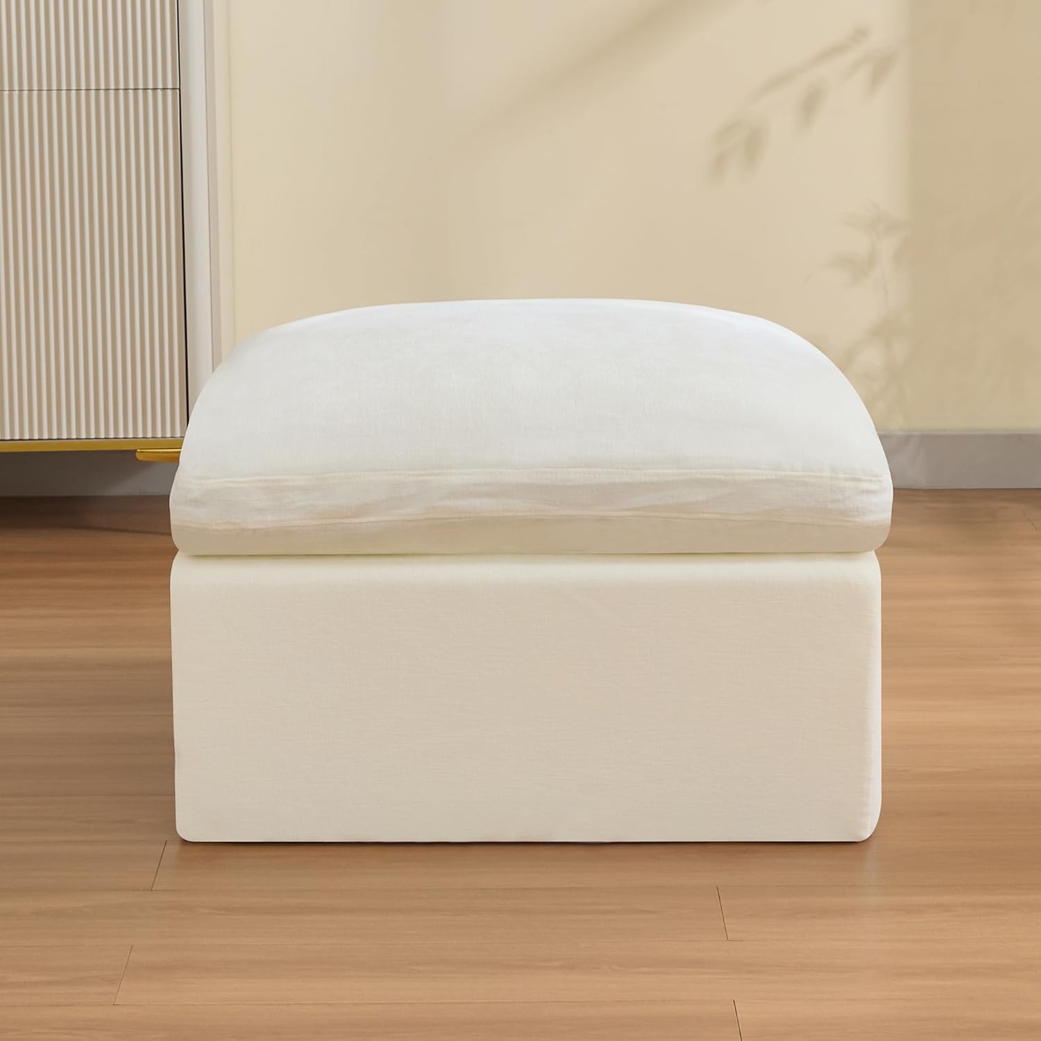 Cloud Ottoman for Modular Sofa，Beige