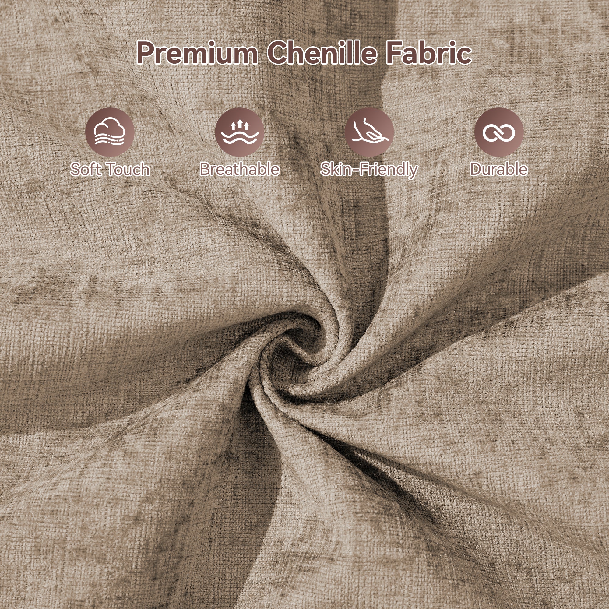 Multifunctional Accent Chair-Taupe