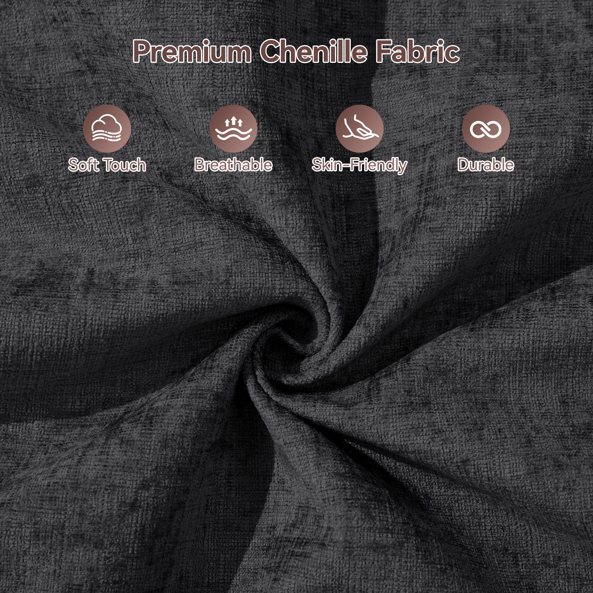 Multifunctional Accent Chair-Black