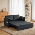3-in-1 Convertible Sleeper Sofa Bed, Dark Gray