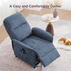 Multifunctional Accent Chair-Blue