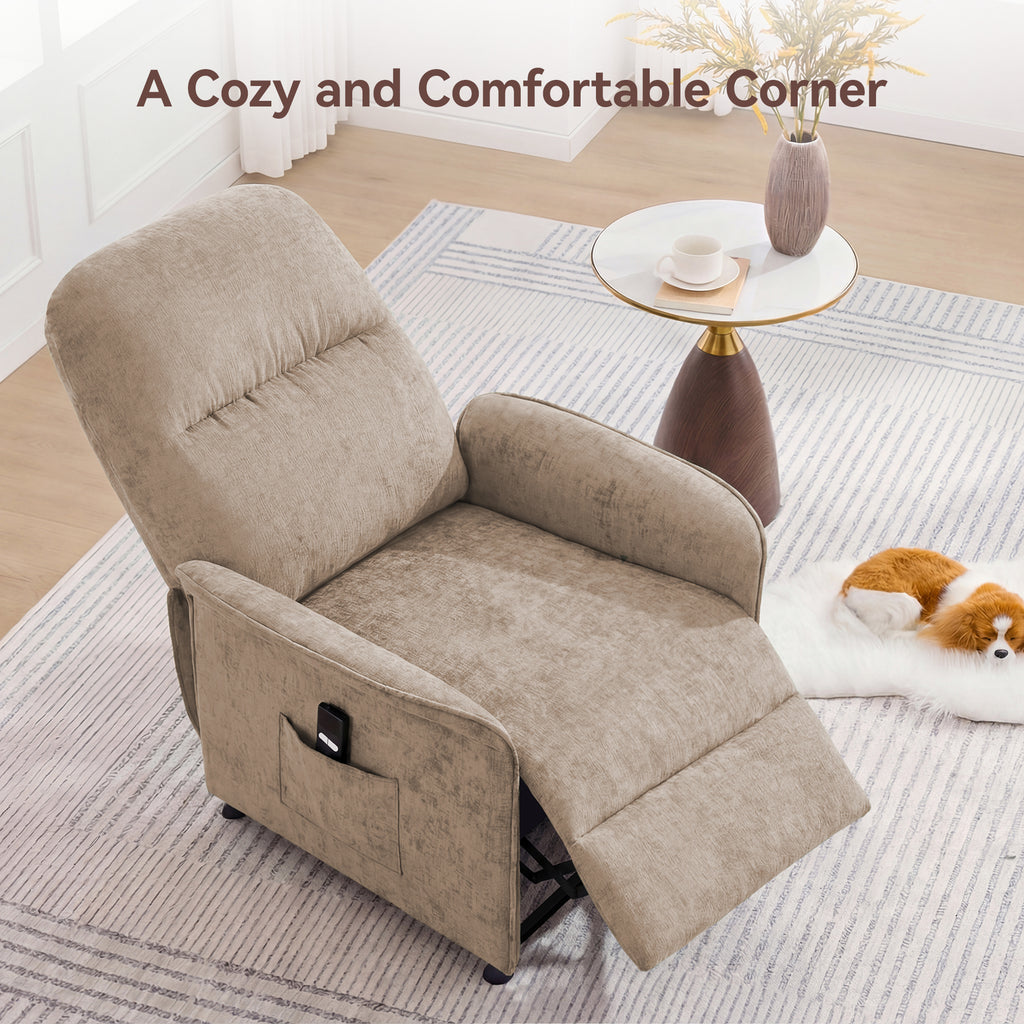 Multifunctional Accent Chair-Taupe