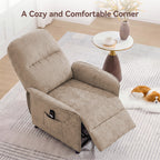 Multifunctional Accent Chair-Taupe