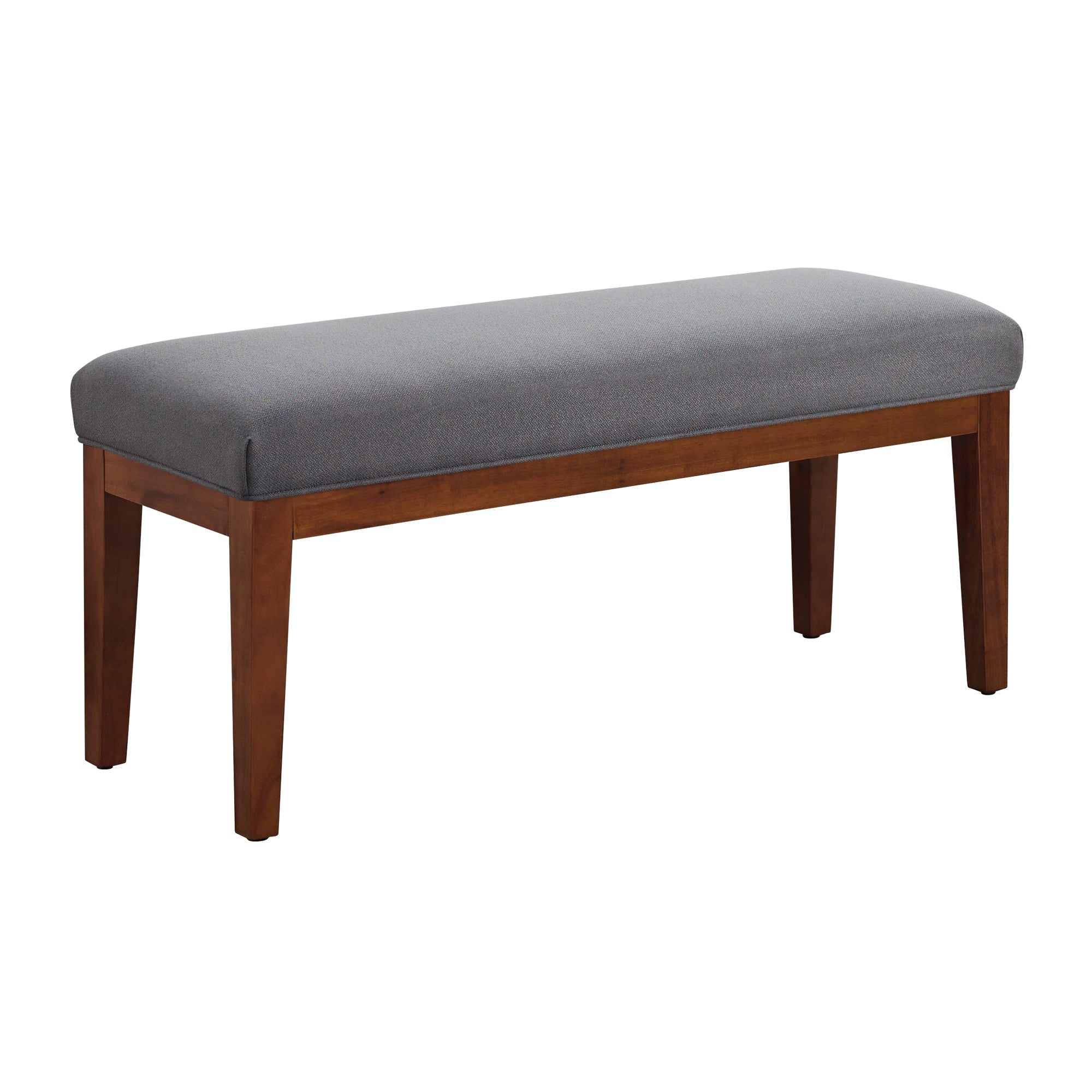 Linen End of Bed Bench，Dark Gray