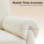 Oversized Accent Chair，Beige