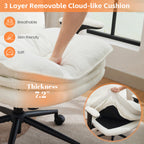 Criss Cross Chair with Flip-up Arms，Beige