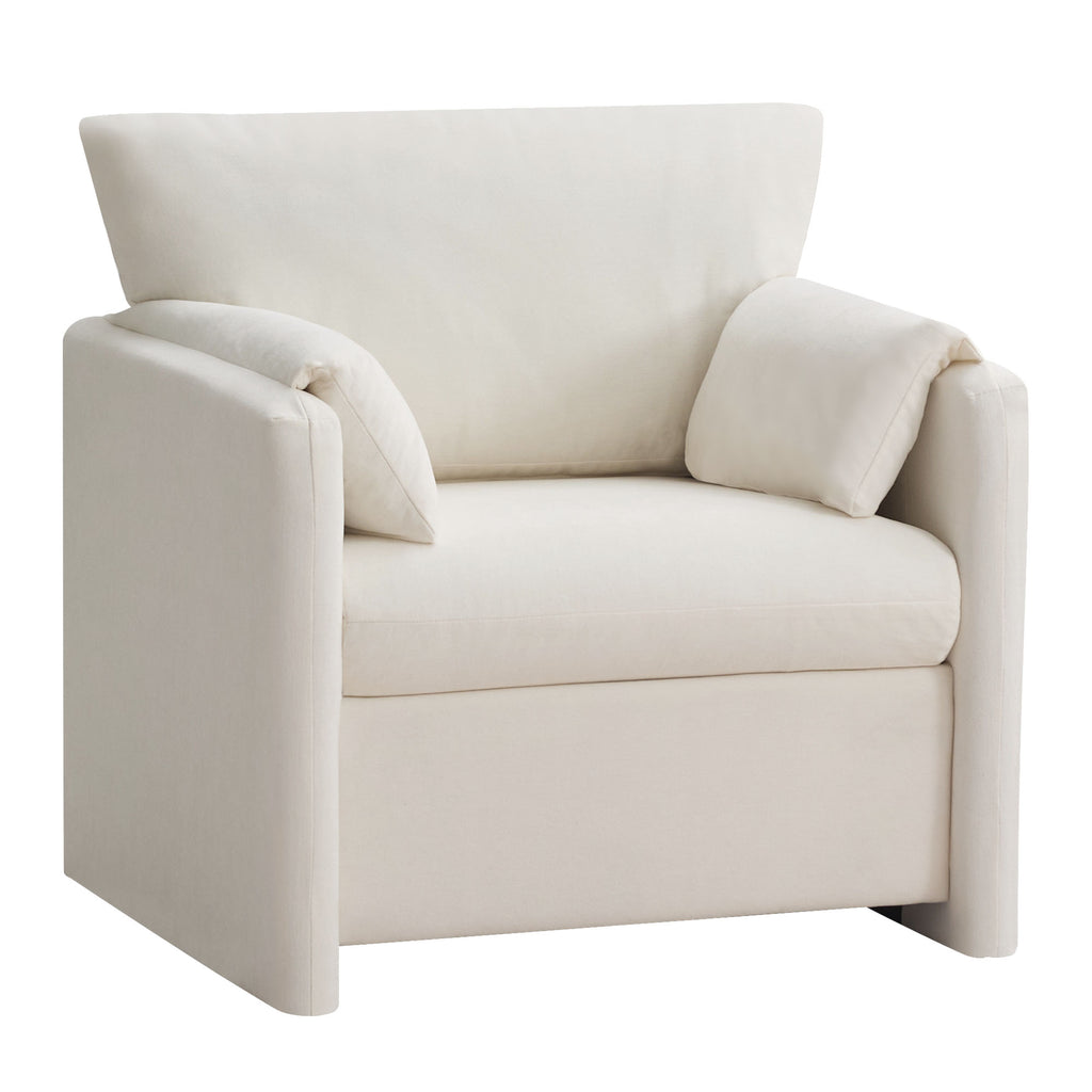 Oversized Accent Chair for Living Room，Beige