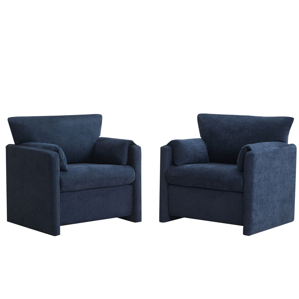 Oversized Accent Chair for Living Room，Blue