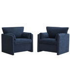 Oversized Accent Chair for Living Room，Blue