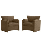 Oversized Accent Chair for Living Room，Brown