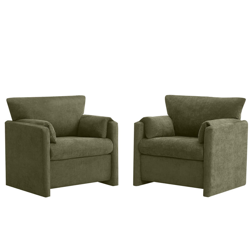 Oversized Accent Chair for Living Room，Green