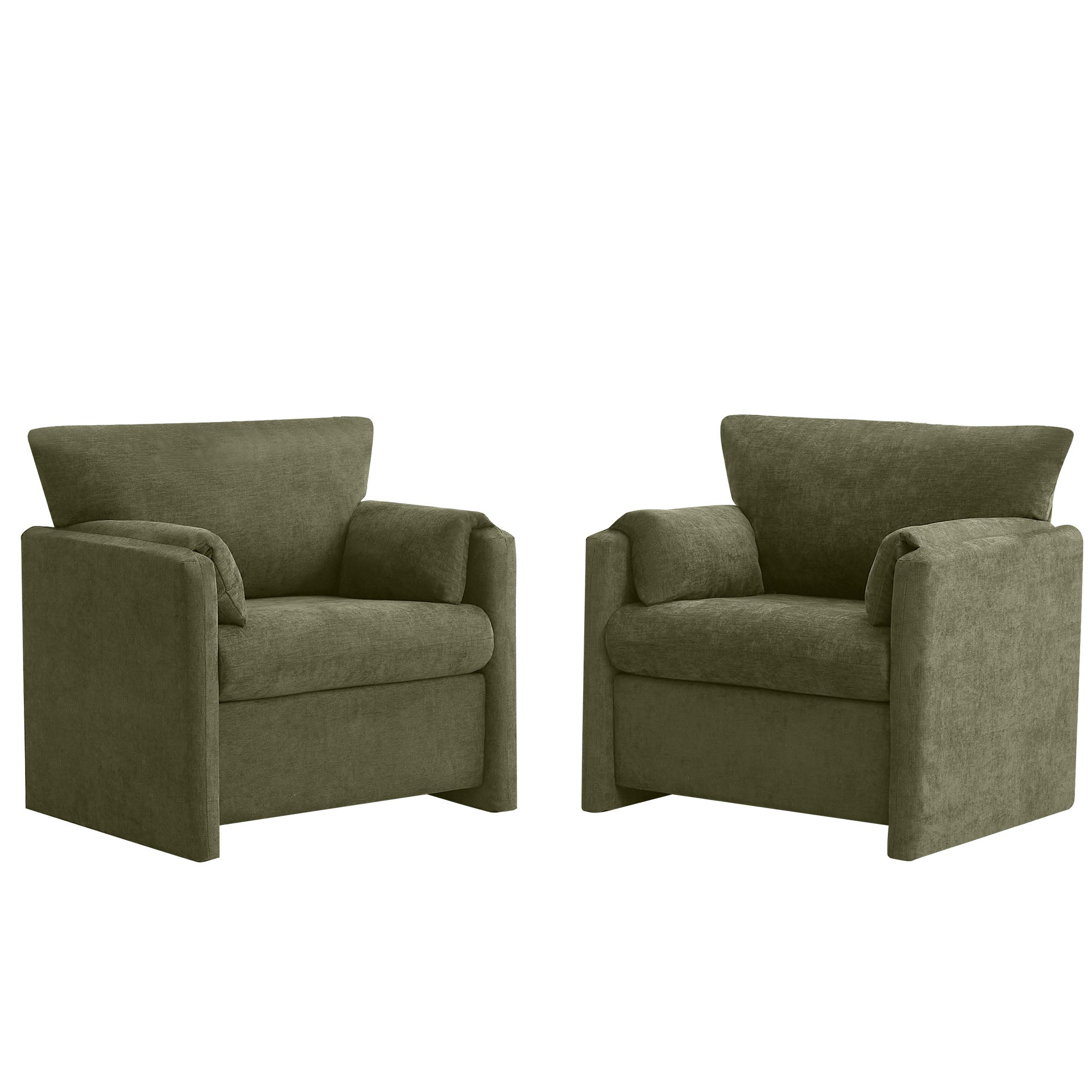 Oversized Accent Chair for Living Room，Green