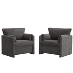Oversized Accent Chair for Living Room，Dark Gray