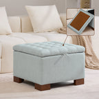 Square Storage Ottoman, 24 Inch