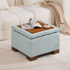 Square Storage Ottoman, 24 Inch