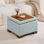 Square Storage Ottoman, 24 Inch