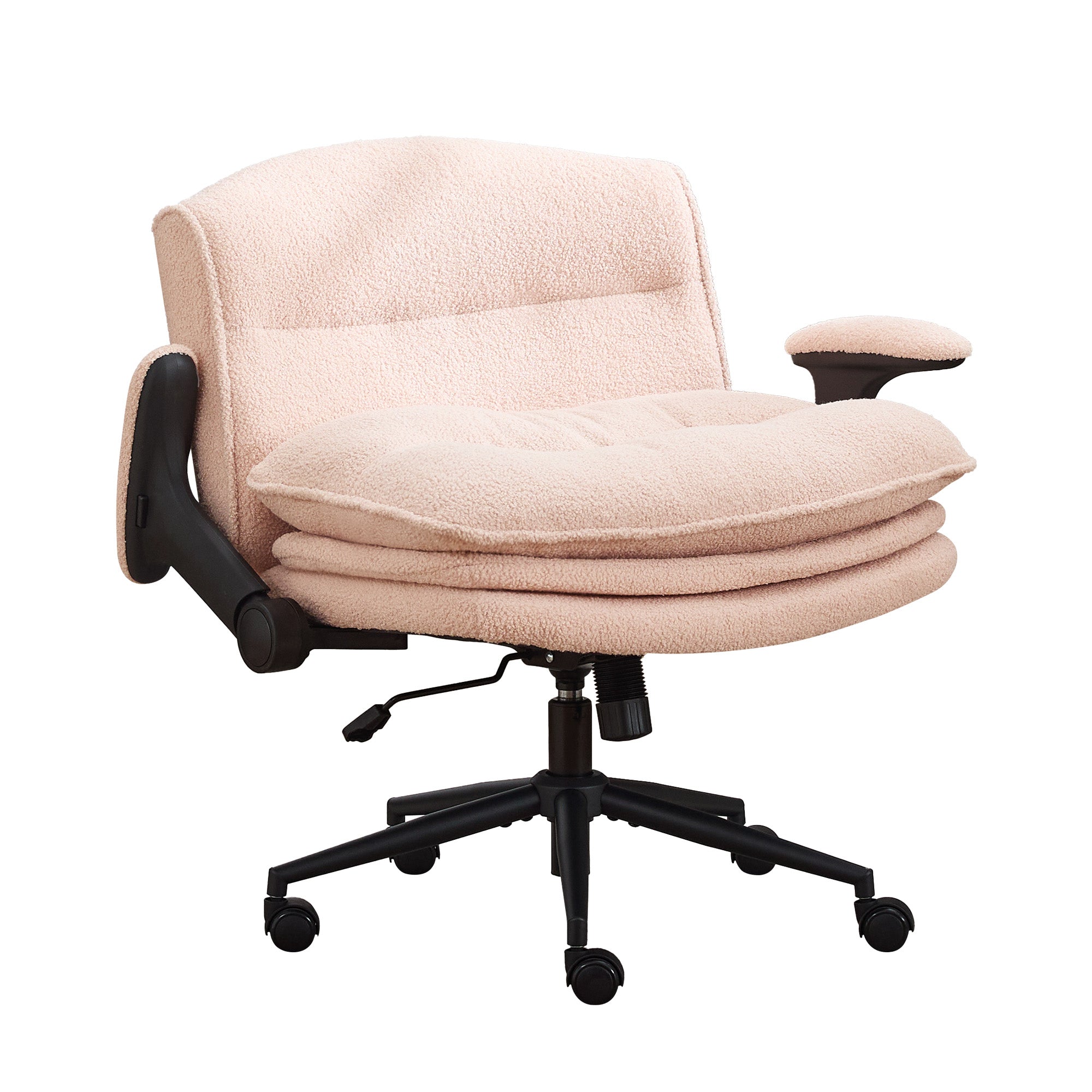 Criss Cross Chair with Flip-up Arms，Pink