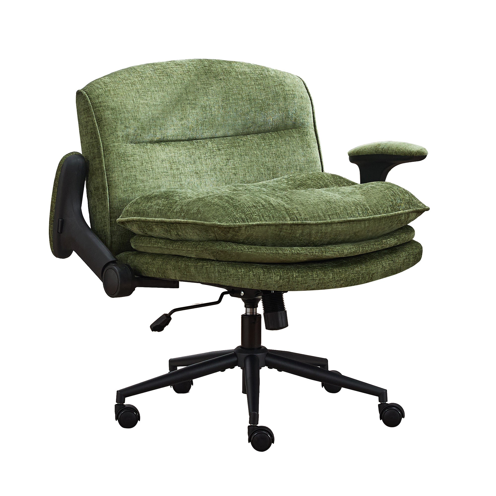 Criss Cross Chair with Flip-up Arms，Green