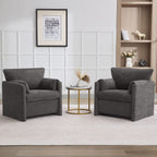 Oversized Accent Chair for Living Room，Dark Gray