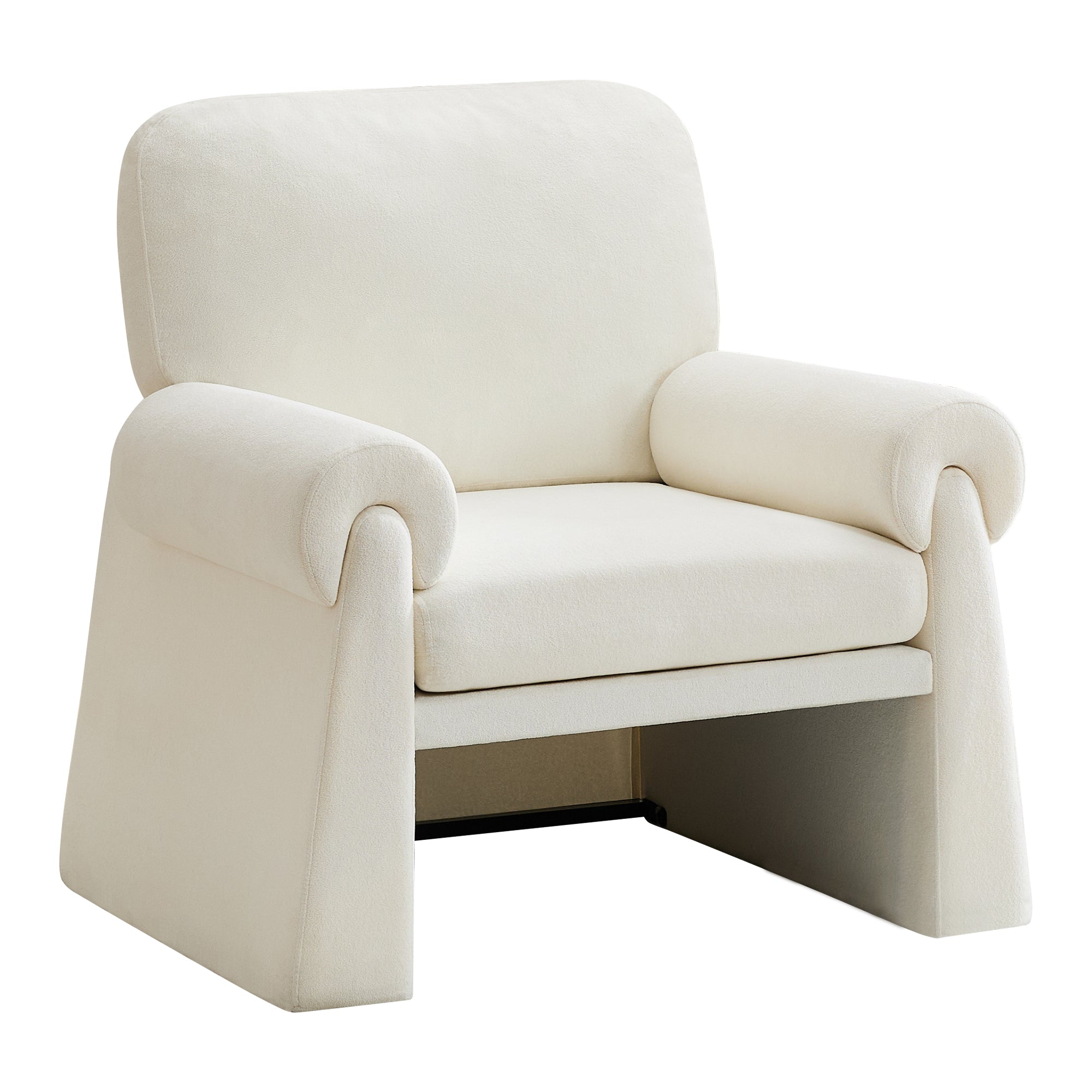 Oversized Accent Chair，Beige